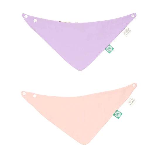 All4Ella Bandana Bibs 2 Pack - Rose - Image 3