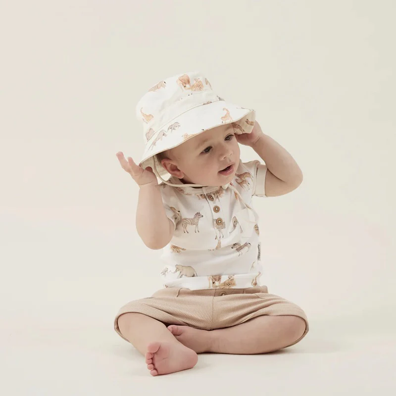Aster & Oak Savanna Henley Top - White - Image 4