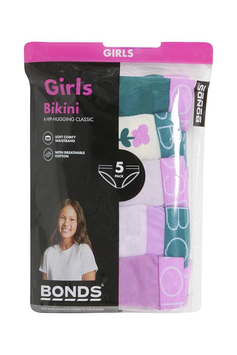 Bonds Girls Bikini 5 Pack - Tulip Time - Image 2