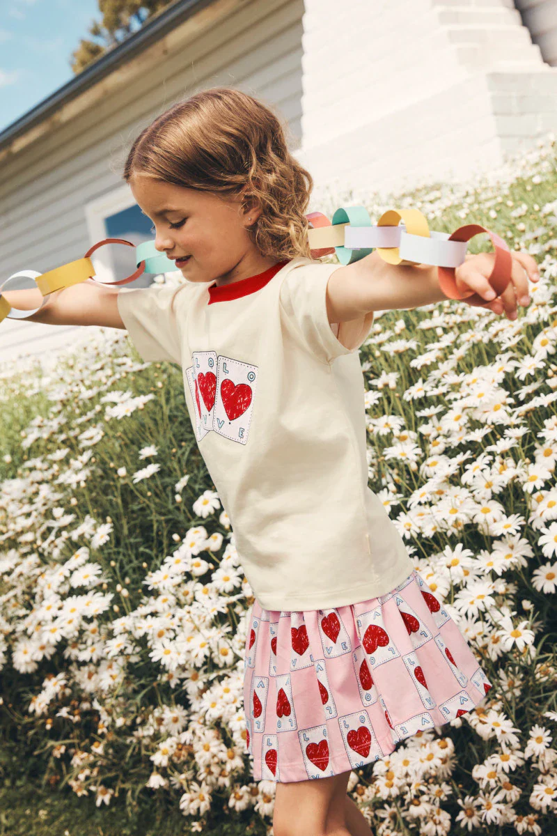 Bonds Kids Short Sleeve Crew Tee - Heart Of Love - Image 4