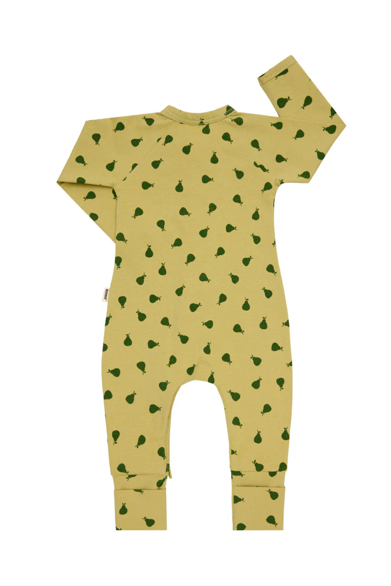 Bonds Newbies Organic Cotton Zippy - Dancing Pears - Image 2
