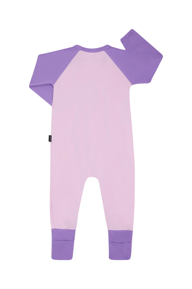 Bonds Value Zip Wondersuit - Lilac Fluff/ Lilac Wine - Image 2