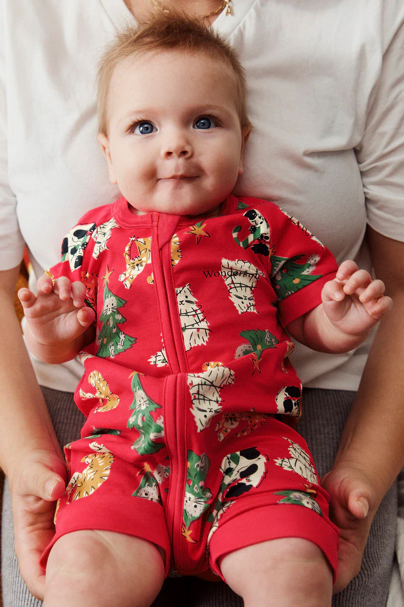 Bonds Zip Romper - Kittens For Christmas - Image 4