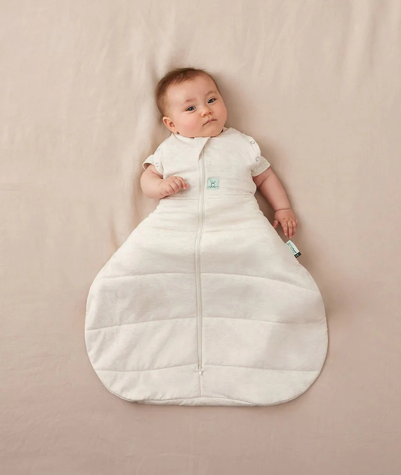 ergoPouch Australia Hip Harness Cocoon Swaddle Bag 3.5 TOG - Oatmeal Marle - Image 4