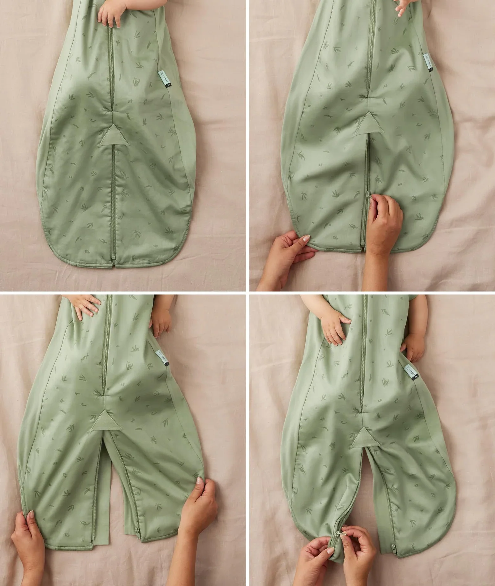 ergoPouch Australia Sleep Suit Bag 0.2 TOG - Willow - Image 6