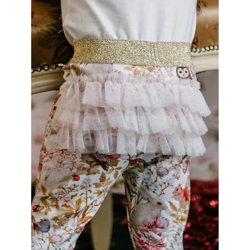 Fleur Harris Fabulous Frilled Legging - Woodlands Marshmallow - Image 3