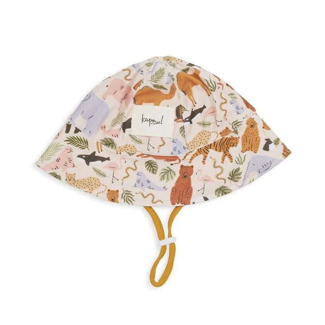 Kapow Kids Animal Kingdom Swim Hat UPF50+
