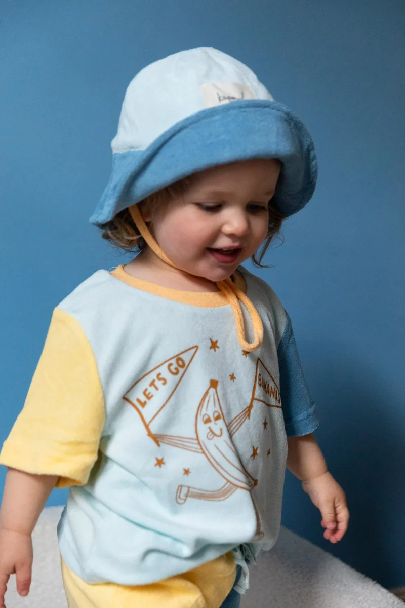 Kapow Kids Two Tone Terry Sun Hat - Image 2