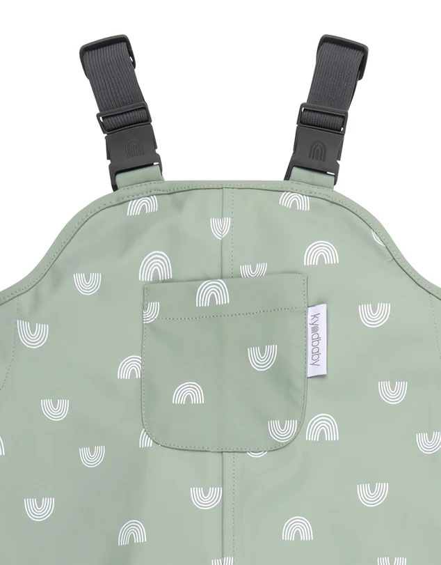 Kynd Baby Splashy Overall - Sage Rainbow - Image 3