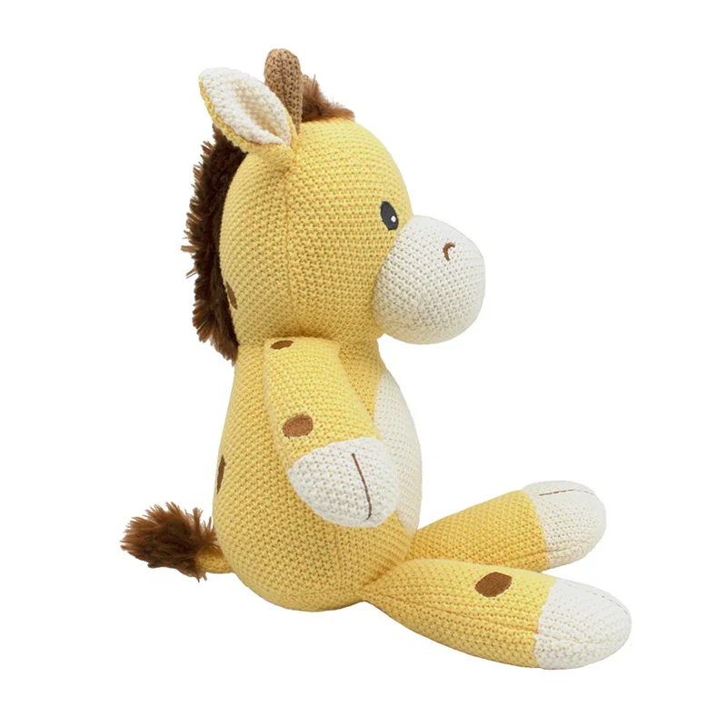 Living Textiles Knitted Toy - Noah the Giraffe - Image 3