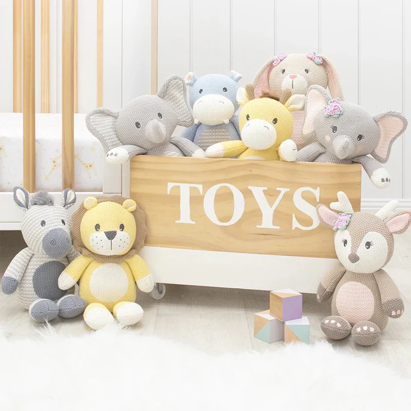 Living Textiles Knitted Toy - Noah the Giraffe - Image 6