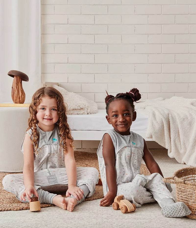 Love To Dream Sleep Suit Organic Cotton 0.2 TOG - Seagulls Grey - Image 4