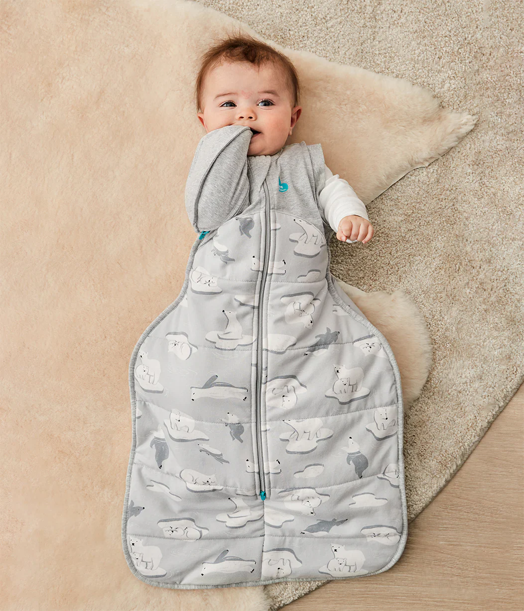 Love To Dream Swaddle Up™ Transition Bag Quilted Cotton 3.5 TOG - Grey South Pole - Image 2