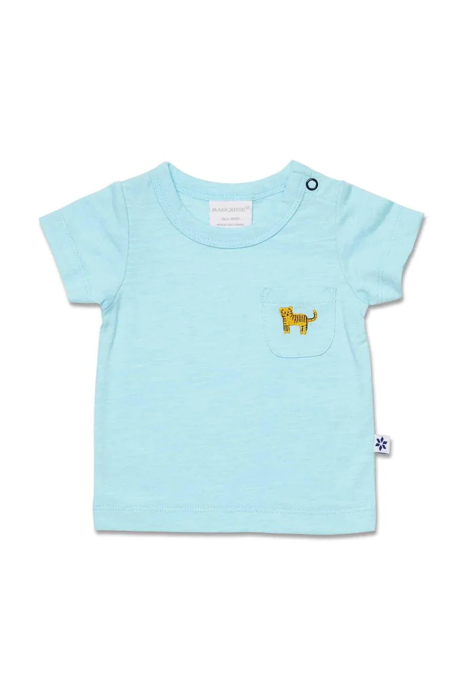 Marquise Tiger Tribe Top and Chambray Pants Set - Blue - Image 3