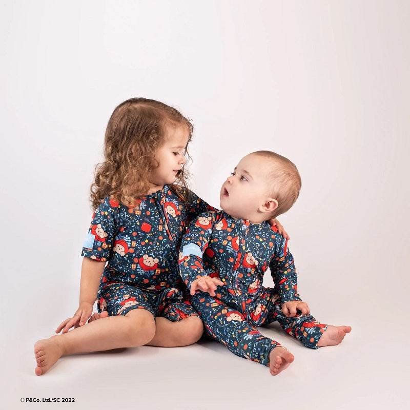 Monarch Bamboo Short Romper Bootysuit - Paddington Baby - Image 4