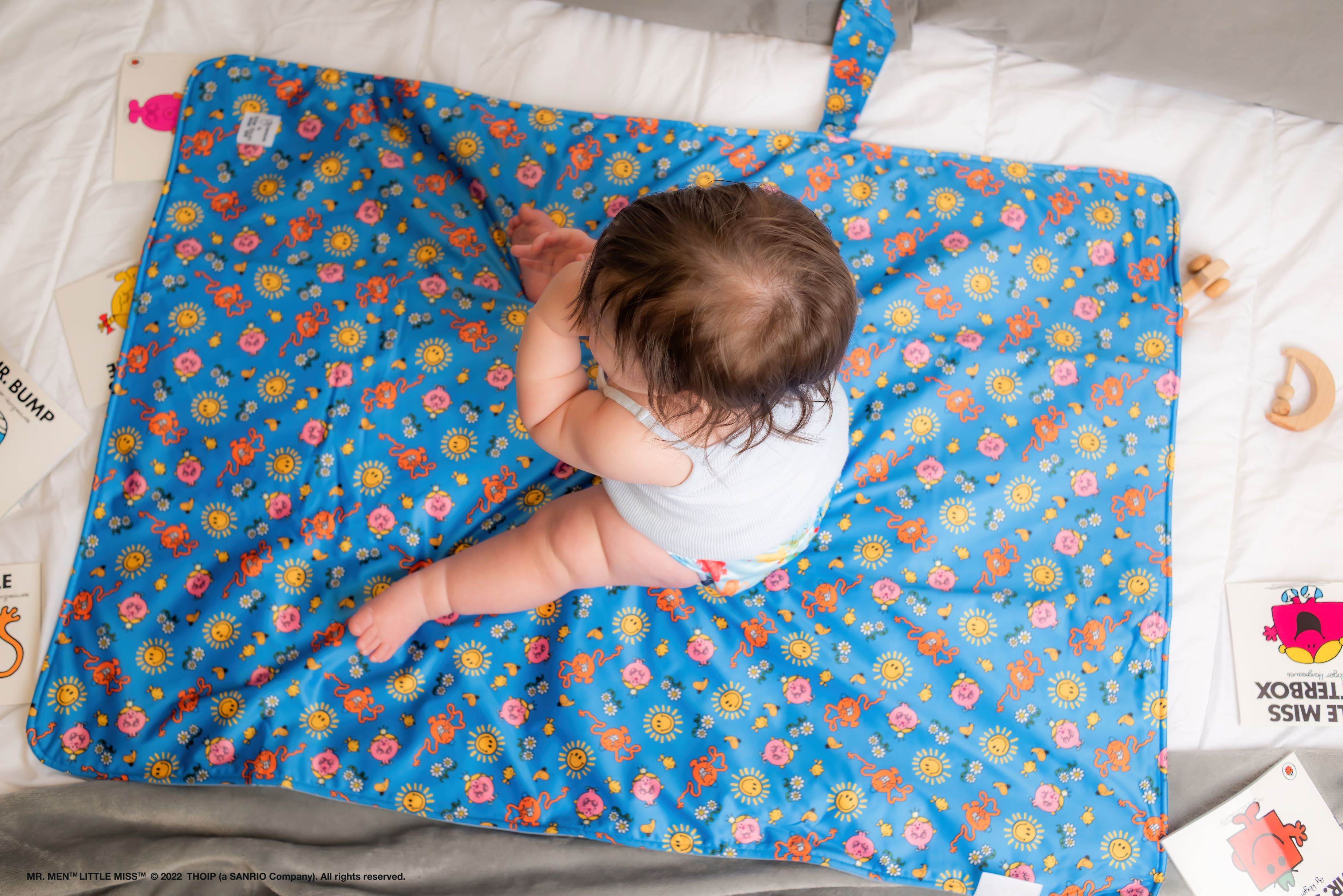 Monarch Licensed Mr. Men Little Miss Wipe-Clean Change Mat - Retro - Image 2