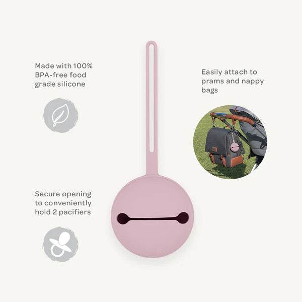 Playground Silicone Pacifier Case - Lavender - Image 2