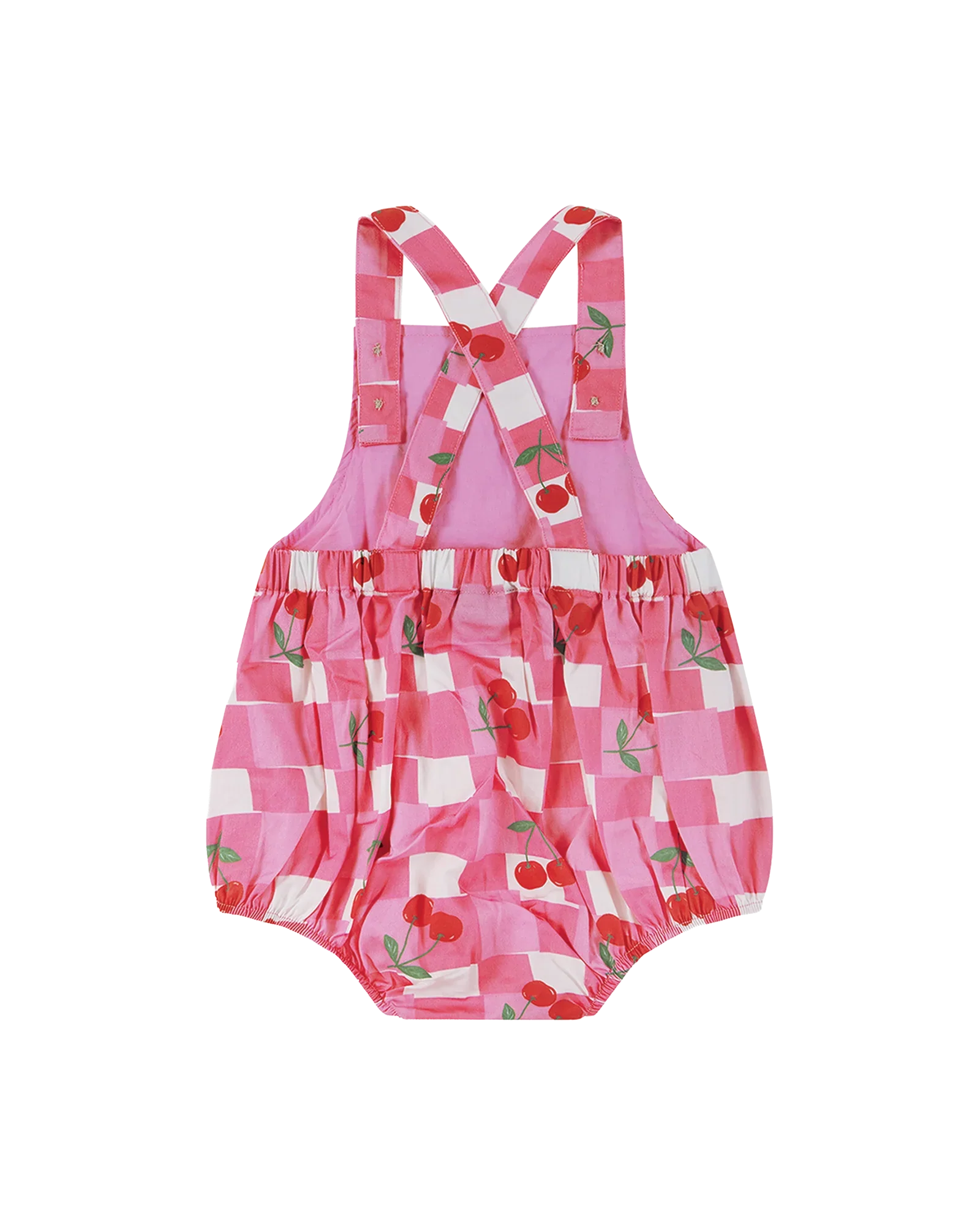 Rock Your Gingham Cherry Rosie Romper - Image 2