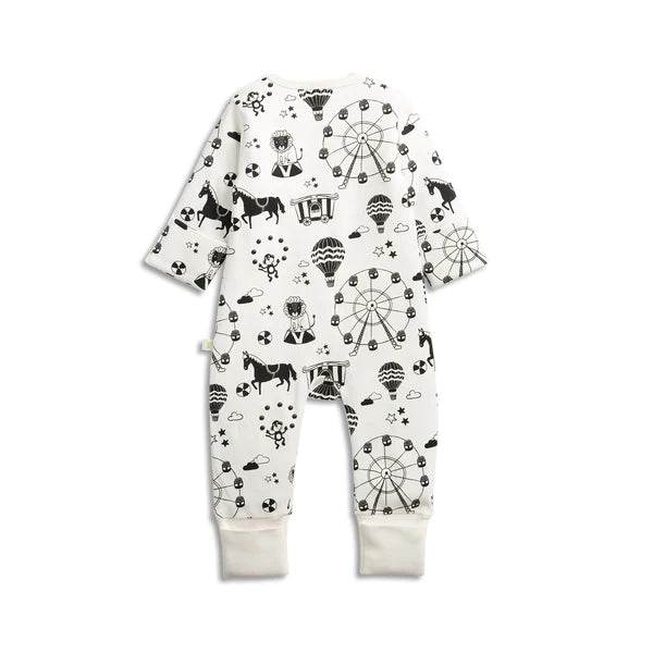 Tiny Twig Organic Long Sleeve Zipsuit - Circus - Image 2