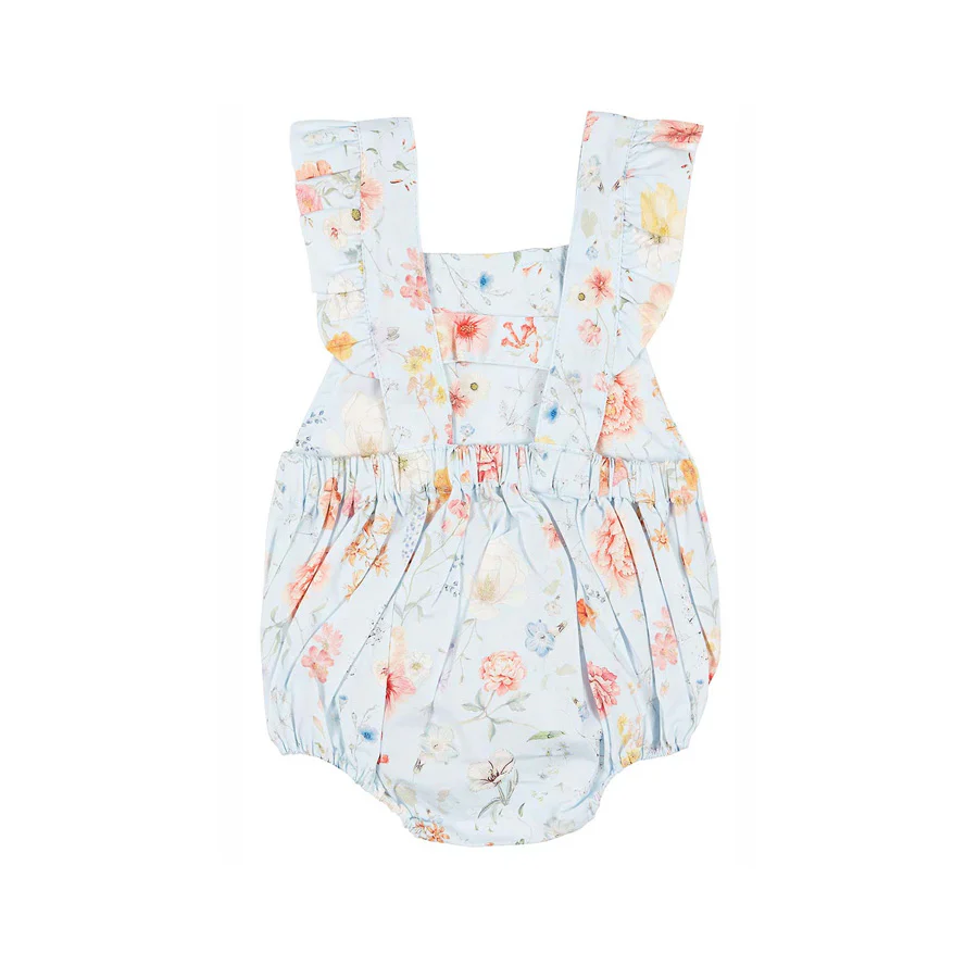 Toshi Baby Romper Secret Garden - Sky - Image 5